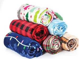 Rolled Plush Throw