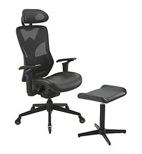 RS Gaming Eonix Ergonomic Leather Active Chair & Footstool