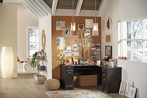 Realspace Magellan 59-inchW L-Shape Corner Computer Desk