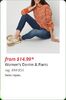Women's Denim & Pants from $14.99