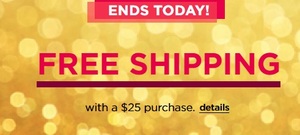 Free Shipping w/$25+ Order