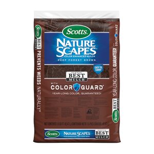 Scotts 1.5-cu ft Nature Scapes Color Enhanced Mulch 5 for $10
