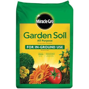Miracle-Gro In-Ground Use 0.75 Cubic feet All-purpose Garden soil