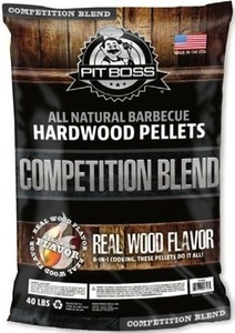 Pit Boss Competition Blend Hickory, Apple, Maple, Oak 40-lb Wood Pellets