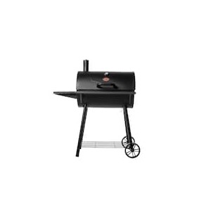 Char-Griller Super Pro Charcoal Grill 30-in W Black Barrel Charcoal Grill