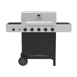 Charbroil Performance Series Black and Silver 5 -Burner Liquid Propane Gas Grill 1 -Side Burner