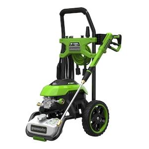 Greenworks 2100-PSI 1.2-GPM Cold Water Electric Pressure washer with 4-in Spray Tips