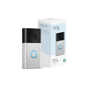 Ring Battery Doorbell, Head-to-Toe Video, Live View