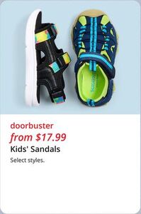Kids Sandals from $17.99