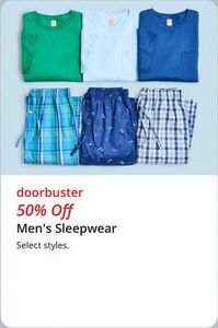 50% Off Mens Sleepwear
