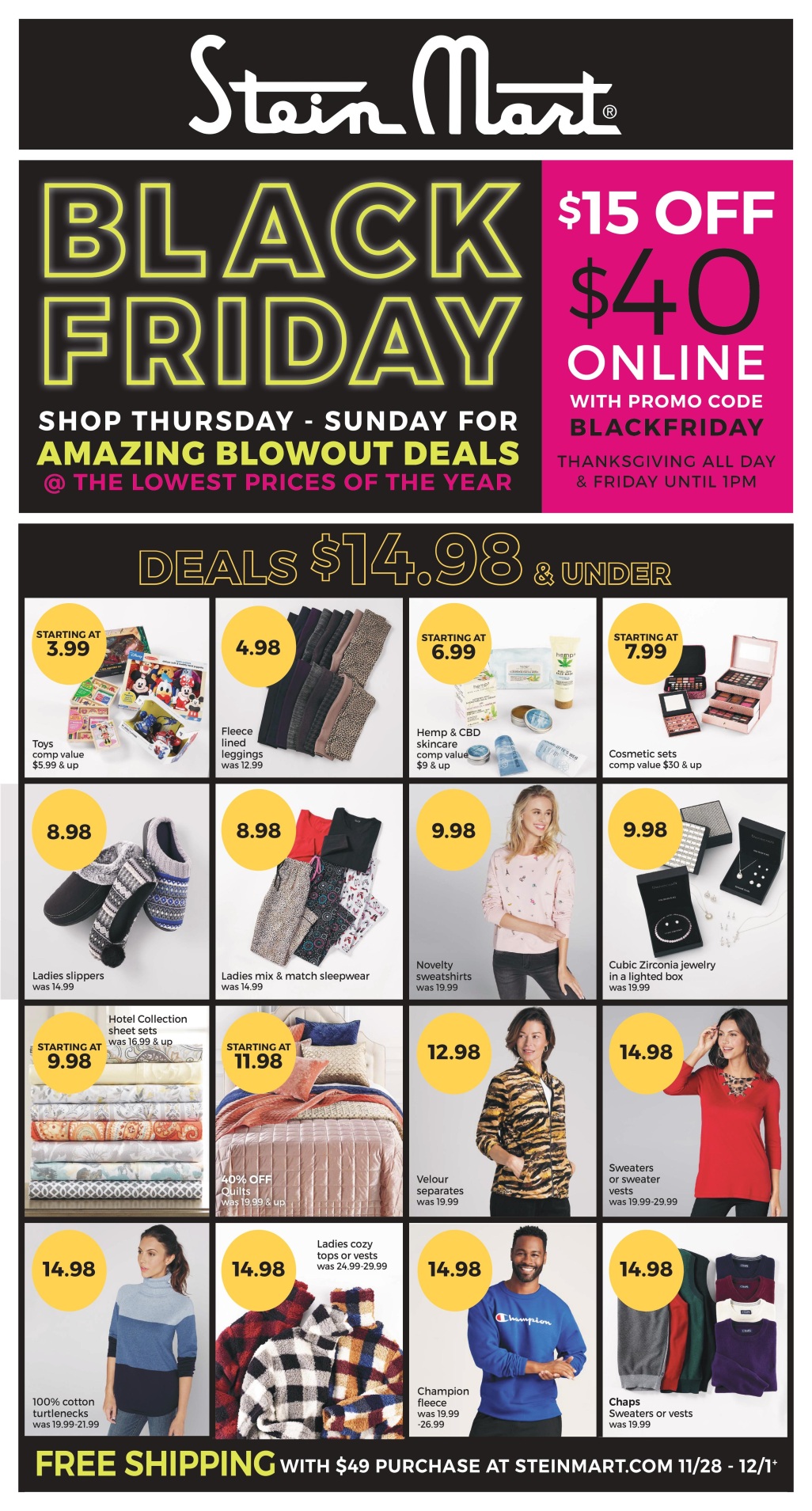 Stein Mart Black Friday 2019 - Page 1