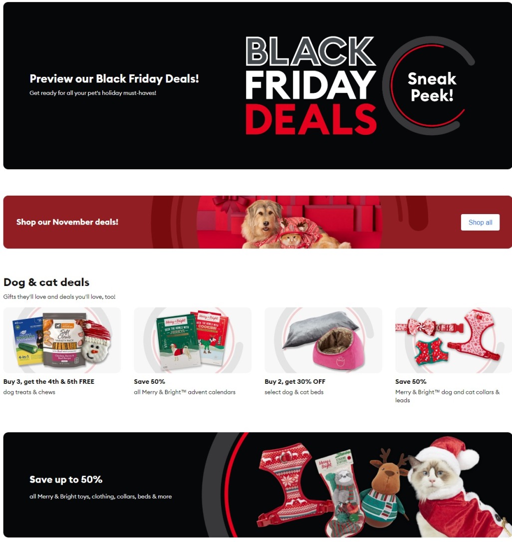 PetSmart Black Friday Sneak Peek 2022 - Page 1