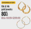 80% off 10K & 14K Gold Jewelry