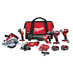 Milwaukee M18 Cordless 6-Tool Combo Kit