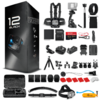 GoPro HERO12 Waterproof Action Camera + 64GB Memory Card & 50 Piece Accessory Kit