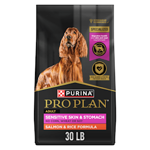 Purina Pro Plan Sensitive Skin and Stomach Salmon and Rice Formula Dog Food, 40 lbs